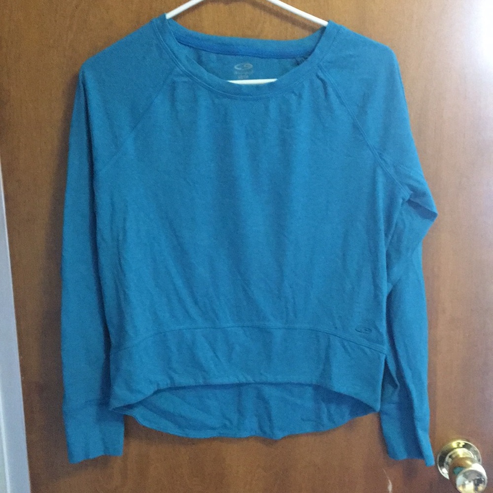 Blue sports sweater